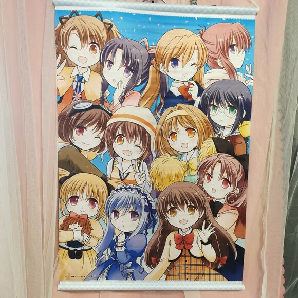 Vtuber Sakuya Anime Cosplay B2 Sister Princess Tapestry Wall Scroll Japan Kawaii - Picture 1 of 9